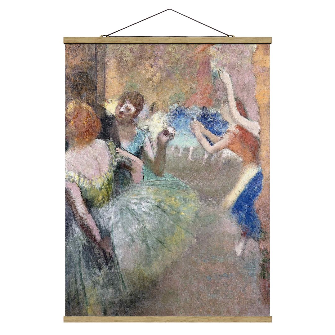 Stoffbild Ballet Scene von Edgar Degas