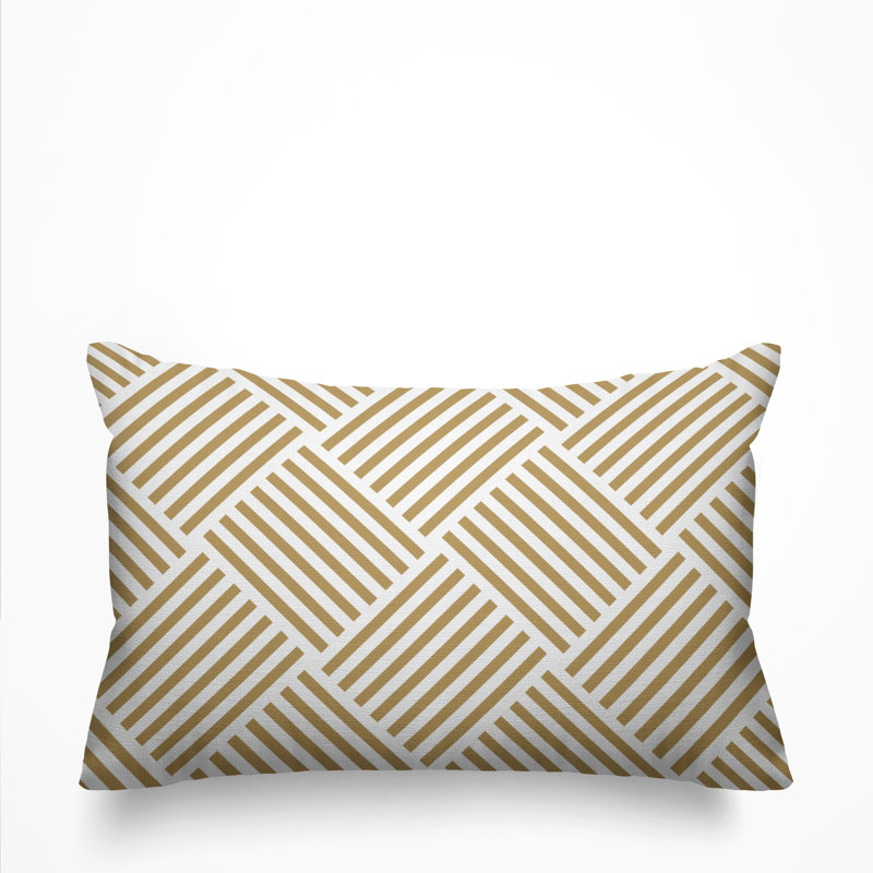 Housse et insert de coussin d'extérieur Langley, Brun clair