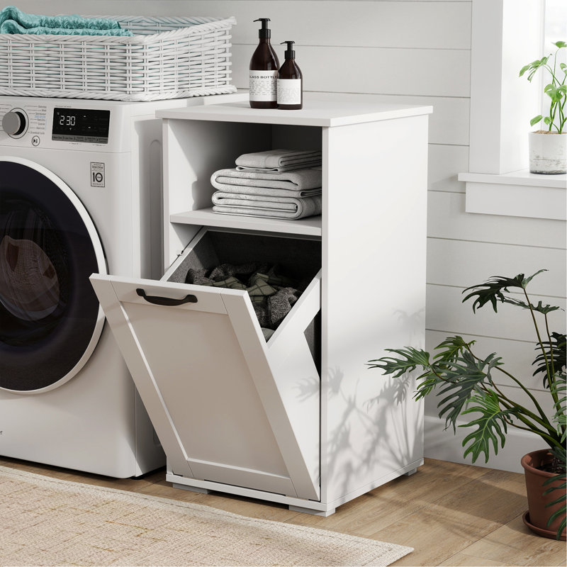 Armoire de buanderie avec 1 sac doublure amovible