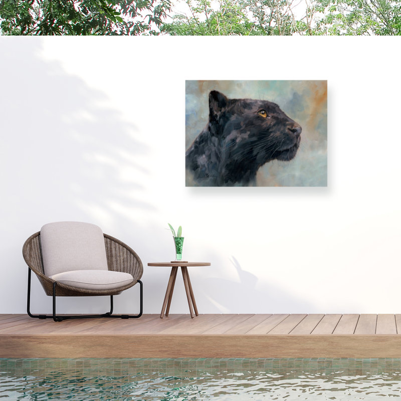 Toile d'extérieur David Stribble Panther, H 14 po x l 19 po