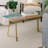 Solid Wood Top Coffee Table