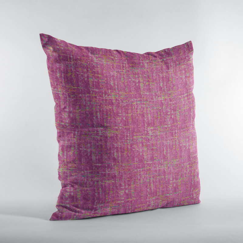 Coussin Plutus, 24 po x 24 po, Fuchsia