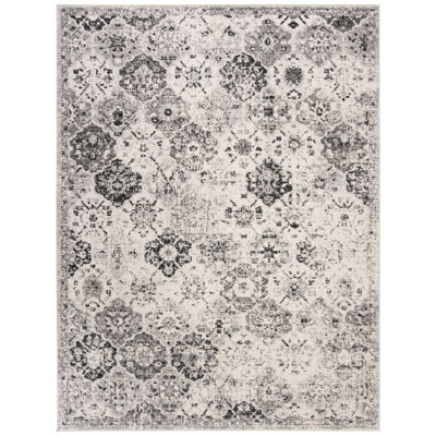 Tapis oriental argenté / gris Newhouse