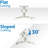 Mount-It! Low Profile Projector Ceiling Mount, 360 Full Motion Rotation with 30 Degree Tilt and Roll
