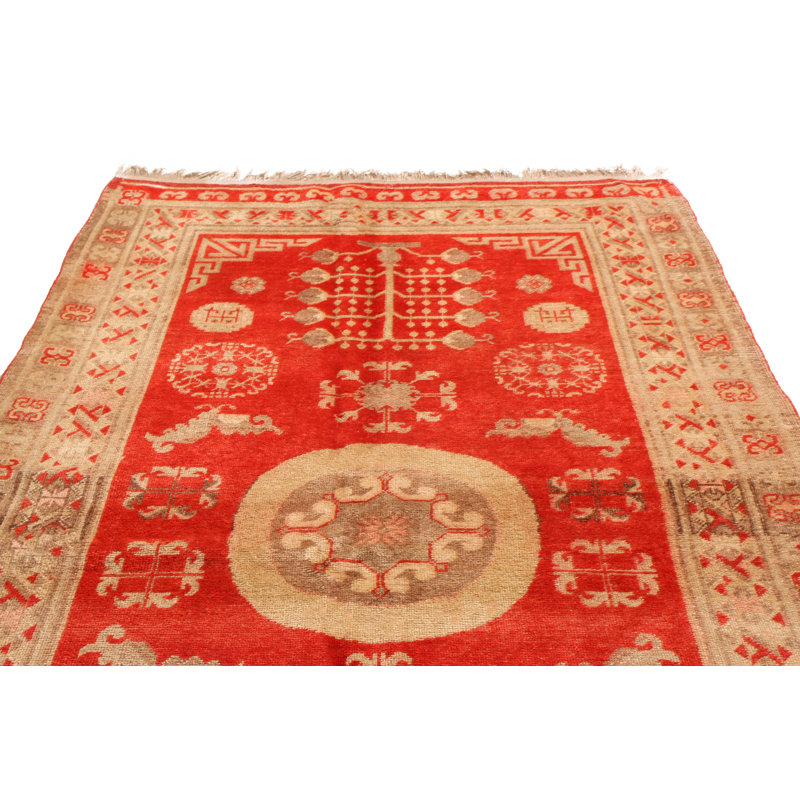 One-of-a-Kind 4'6" x 8'6" Hand Knotted Area Rug