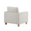 Fauteuil rembourré en tissu-2066708832