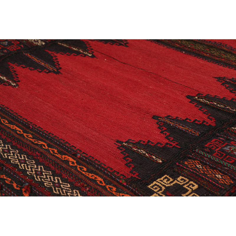 One-of-a-Kind 2'6" X 4'4" 1950s Wool Area Rug