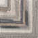 Concentric Geometric Handmade Tufted Wool Gray Area Rug