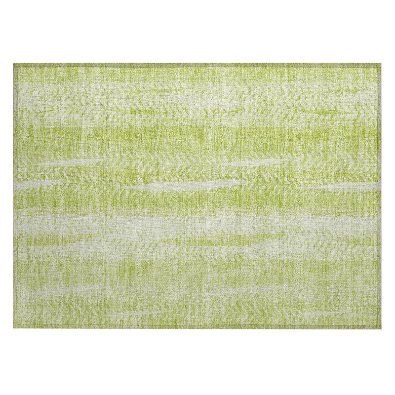 Jannai Washable Abstract Indoor / Outdoor Rug, Rectangle 1'8" x 2'6"