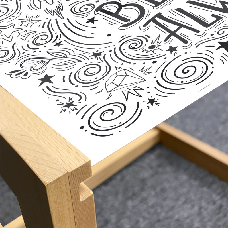 Jamain Trestle Coffee Table, 40cm H x 91cm W x 62cm D