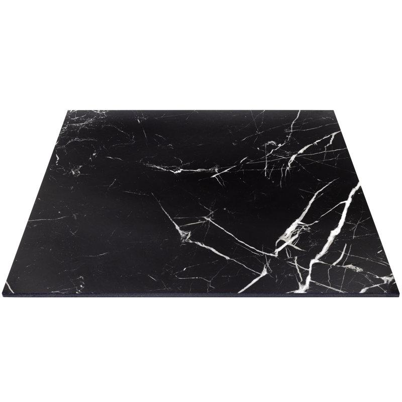 Carrelage mural 24 po x 24 po, Noir