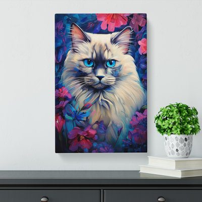 Ragdoll Cat Orphism No.2 - Wrapped Canvas