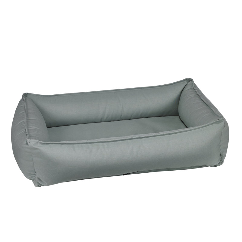 Pet Bed, Medium (34" W x 23" D x 9" H), Seafoam Gray