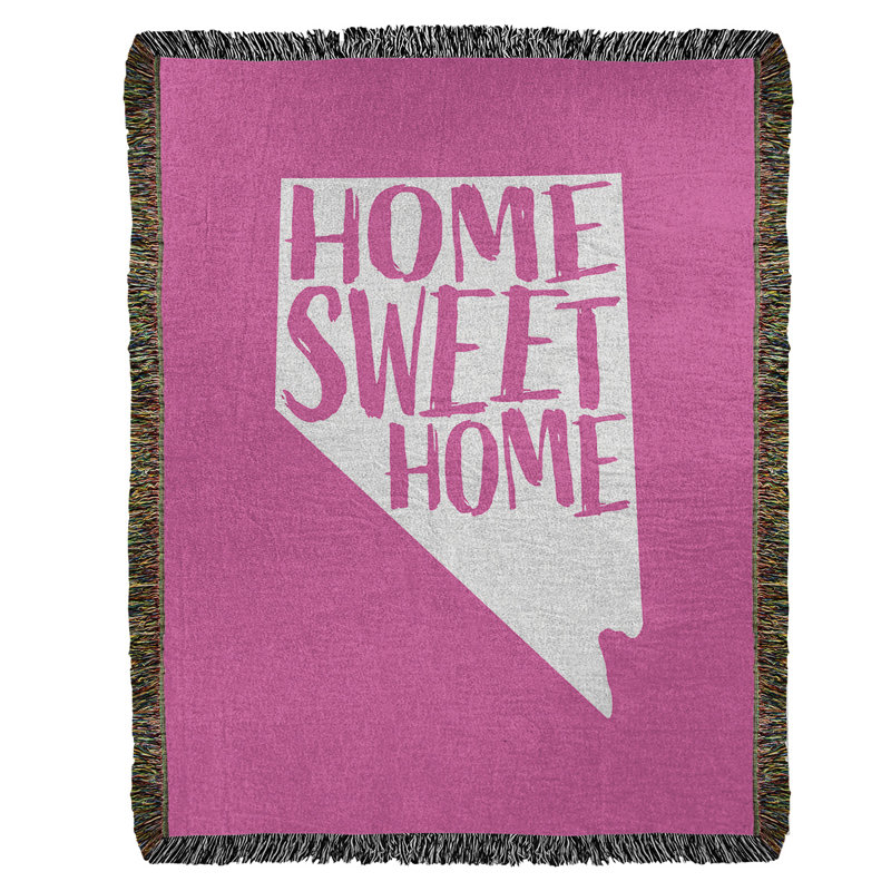 Jeté en coton tissé doux pour la maison nevada, l 37 po x L 52 po, Rose