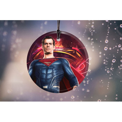 Justice League Movie Superman Hanging Glass Print