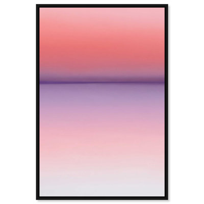 Peach Coastline II Print by Oliver Gal
