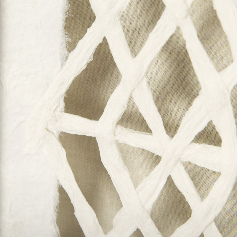 Folk Papercuts I - Circles, White/Beige/Triangles