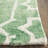 Hallette Hand Tufted Wool/Cotton Geometric Rug in Green-22735078