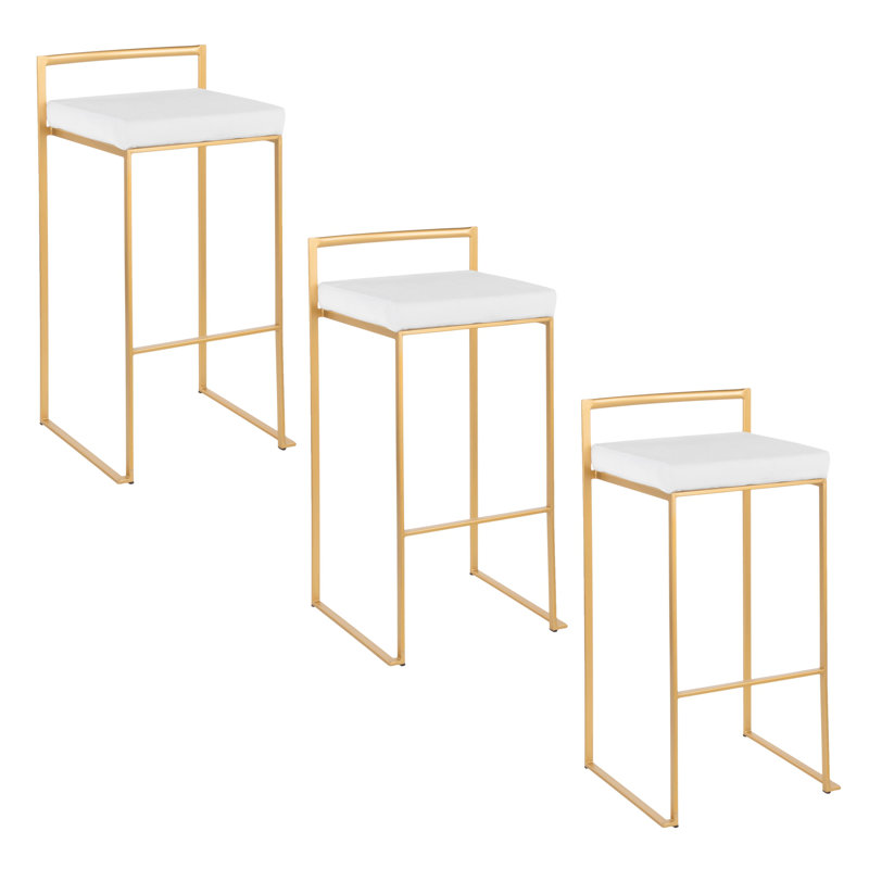 Tabouret de bar contemporain empilable