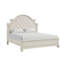 Lit capitonné traditionnel Dilys, blanc antique, très grand-21558866