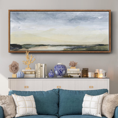 Green Ridge II- Framed Canvas