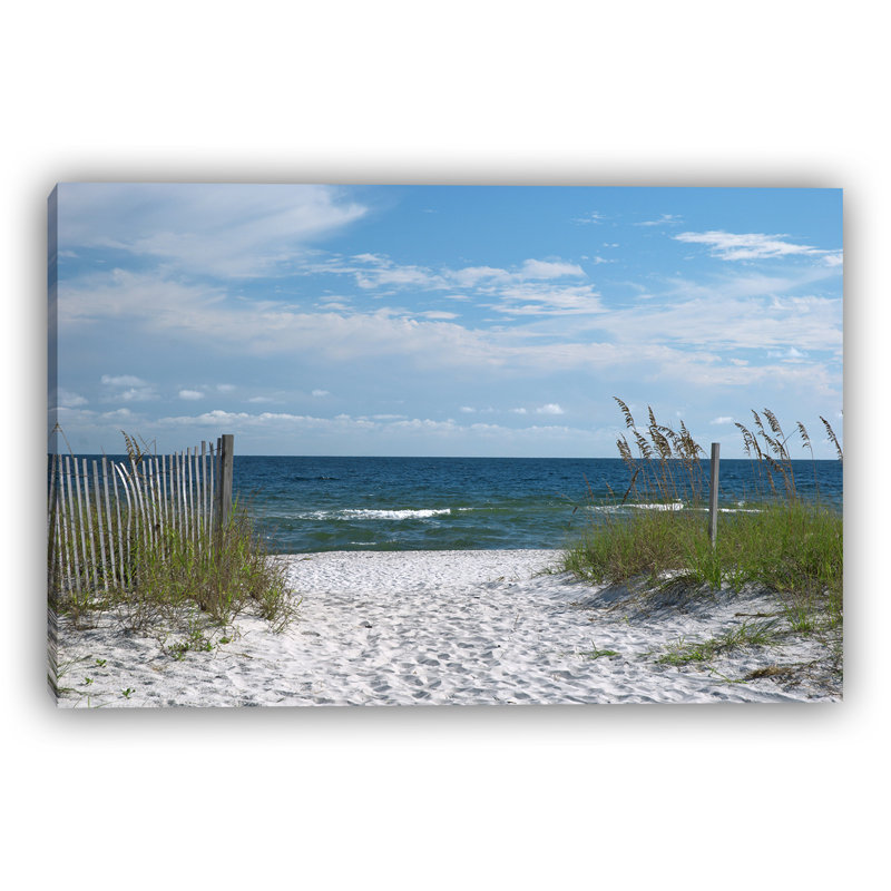 Art sur toile Sandy Path to Serenity, H 24 po x l 36 po