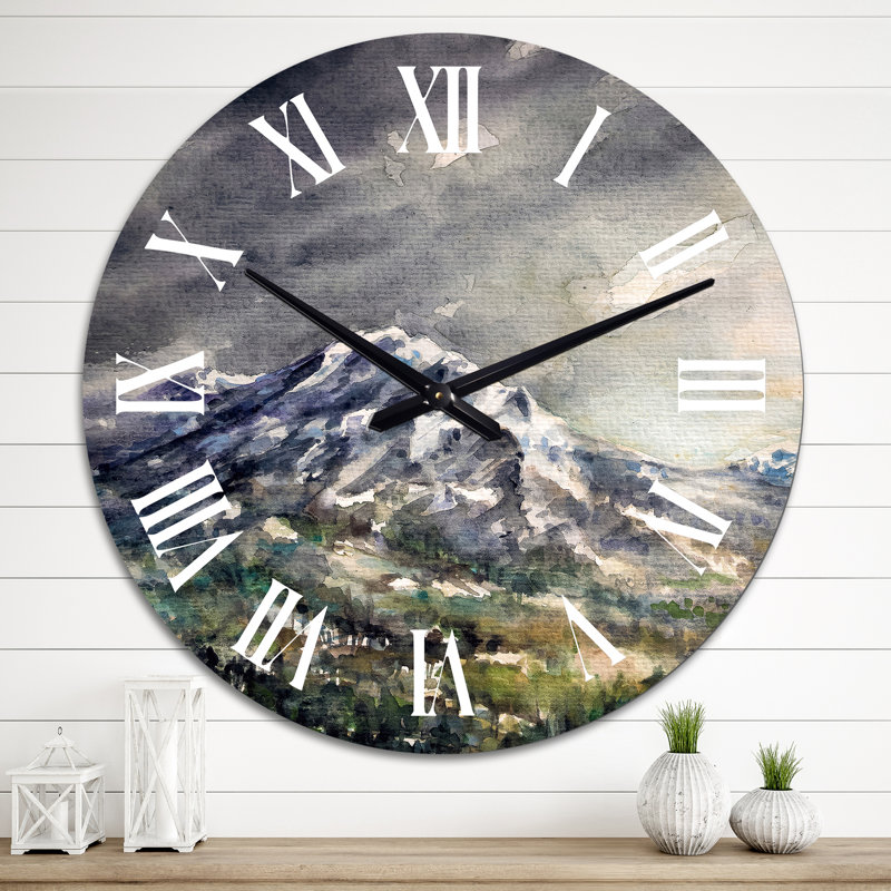 Horloge murale surdimensionnée, Moyen