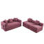 Lit pliant en velours côtelé rayé pour bureau à domicile, chambre d'amis et détente - 6 configurations possibles, tissu doux et respirant, accoudoirs en L améliorés, convertible en nuage, idéal pour de multiples espaces : appartement, chambre-2033877426-2033877427