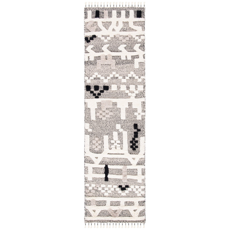 Coppola Hand Knotted Wool Southwestern Rug, Runner 2'3" x 8'