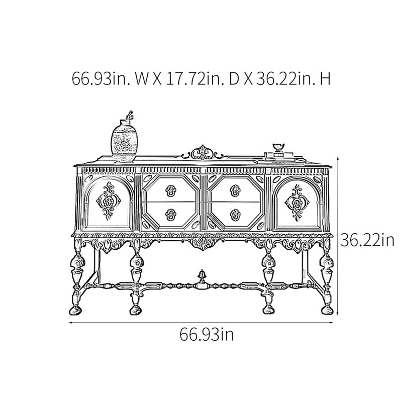 Console Retro Classical Multifonctional
