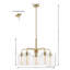 Luminaire suspendu cloche en or à 5 lumières Moxon