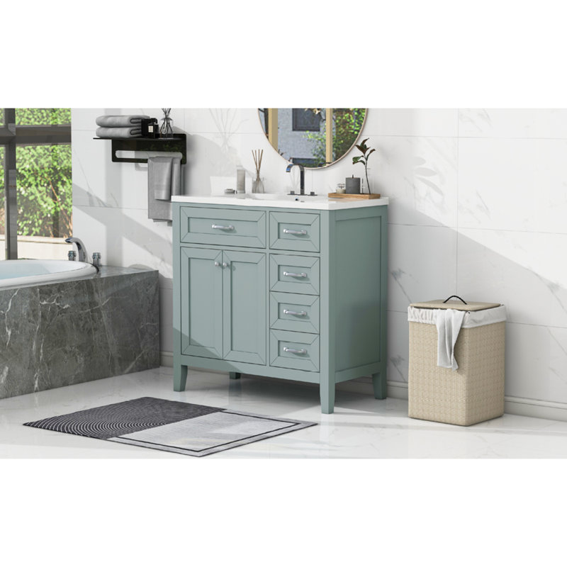 Meuble-lavabo de salle de bain avec lavabo / meuble-lavabo avec tiroirs / meuble-lavabo