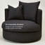 Freya Oversized Down Fill Swivel Barrel Chair-1449239731