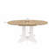 Table de salle à manger extensible 59 x 43 pouces Farmhouse Style