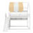 Full Size House Bed With Canopy & Slide, Built-In Bookshelves, Solid Wood Loft Frame For Kids Teens-816236359