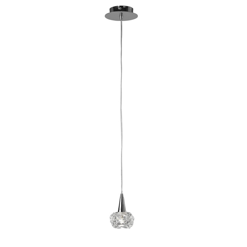 Waithman 1 - Light Unique/Statement Pendant, Polished Chrome