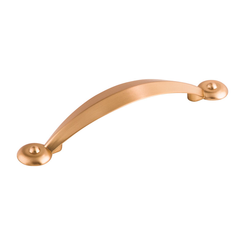 Angle Bar pull, Brushed Bronze, 3 3/4" Center to Center