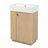 Compact Modern Bathroom Vanity with Ceramic Sink and MDF Structure for Small Spaces-1490415796