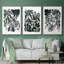 «Ink Jungle I», reproduction sur toile 3 pièces-91891711-91891710