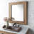 Vintner's Rustic Beveled Oak Bathroom Mirror-73277603
