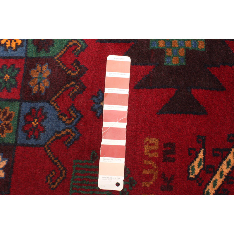 Rizbaft Red Rug 3'5" x 6'8"