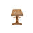 Solid Wood Bench With Double Trestle