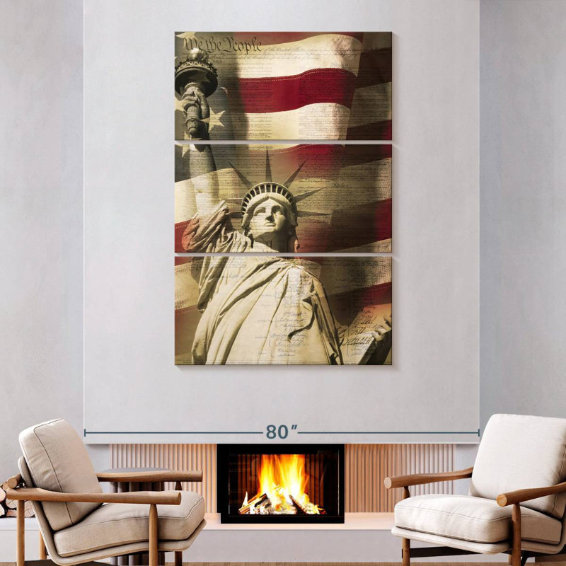Masam American Liberty Statue, 74" H x 48" W