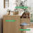 Fluted 9-Drawer Dresser 57''W Wood Wide Chest Of Drawers With Metal Handle, Adjustable Feet-1786709473