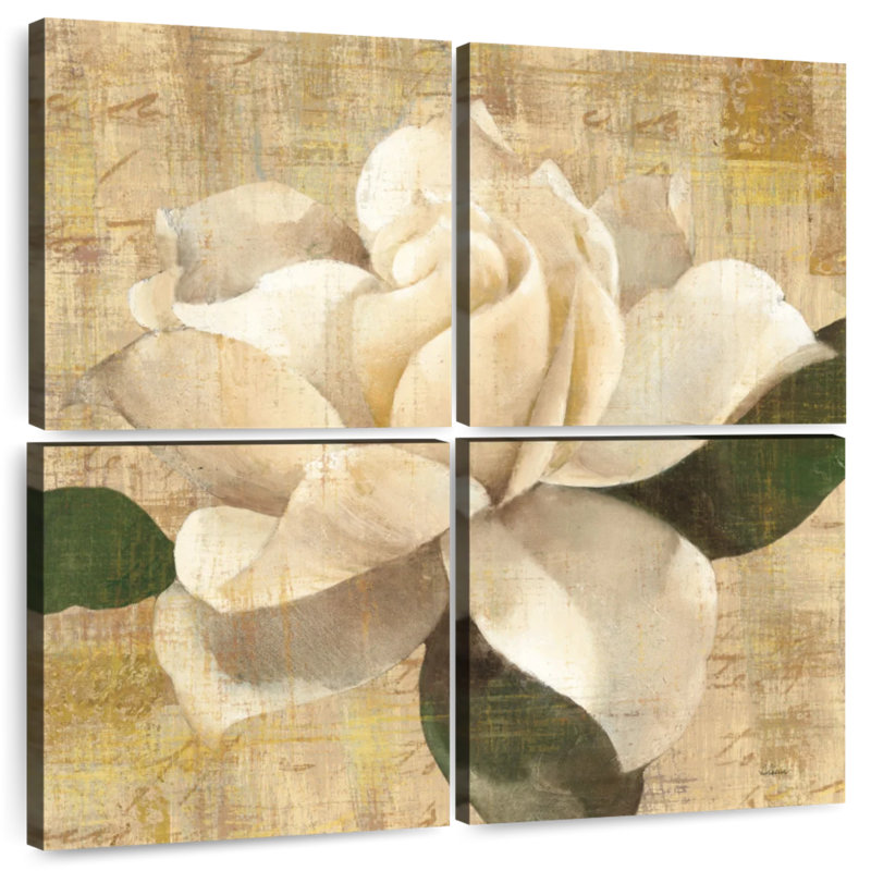 Harnek Gardenia Blossom On Script, H 26 po x l 26 po