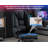 Faux Leather Ergonomic Executive Office Chair Computer Chair with Footrest(Black)-118090526