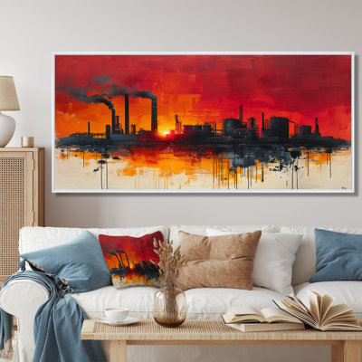 Jaune, rouge, production, Power Factories I - Art mural