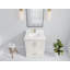 Boston 30 po X P 22 po De salle de bain simple en albâtre Quartz blanc