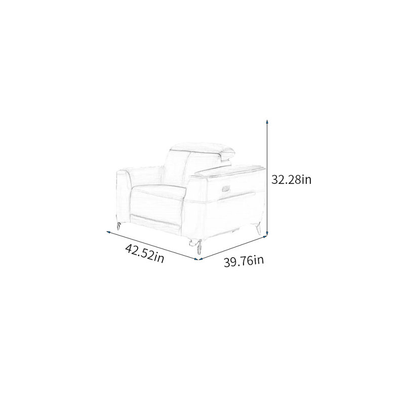 Electric function size sofa