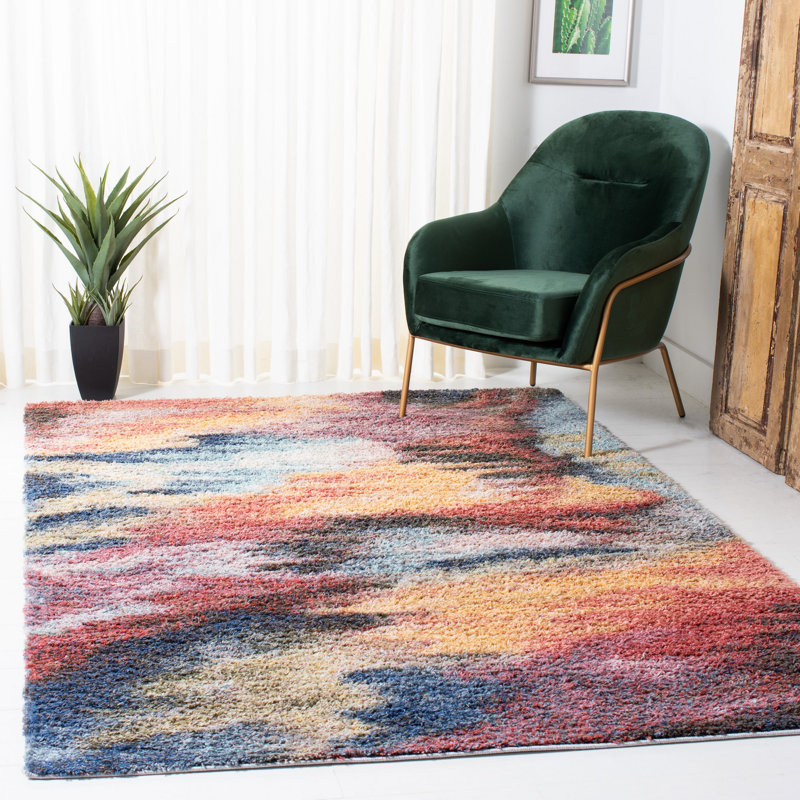 Arax Performance Abstract Rug, Rectangle 4'5" x 6'5"